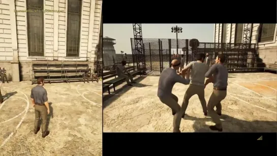 A Way Out Онидзука и Англи сбегают из тюрьмы PS4 1часть