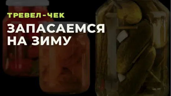 Тревел-чек. Запасаемся на зиму