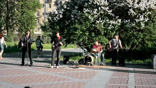 26.05.14 ФОЙЕ - Печаль, Песня без слов, Звезда по имени Солнце, Закрой за мной дверь (cover КИНО) м.Парк Победы