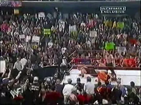 Undertaker & Kane vs The Rock & Stone Cold Steve Austin(WWF Raw Is War 26.03.2001)