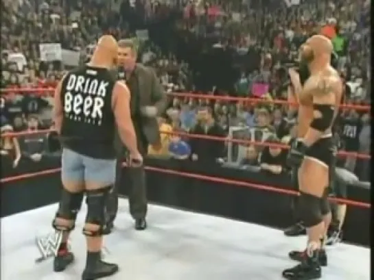 WWE RAW: Goldberg, Vince McMahon, "Stone Cold" Steve Austin, Paul Heyman Segment (9 Февраля 2004)