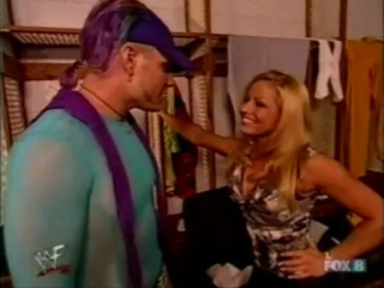 Hardy Boyz,Lita & Trish backstage(WWF SmackDown 05.07.2001)