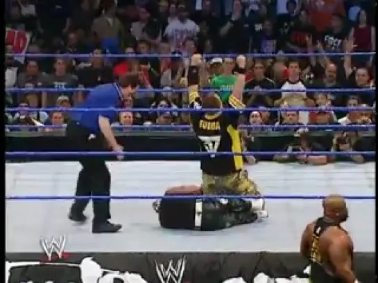 Rey Mysterio and Rob Van Dam vs The Dudley Boyz