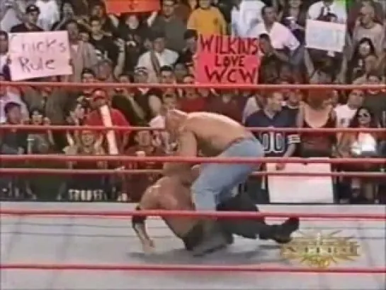 WCW Nitro: Goldberg attacks Shane Douglas (28 Августа 2000)