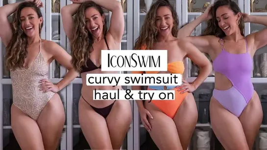 Curvy Swimsuit Haul  Try-On with Icon Swim