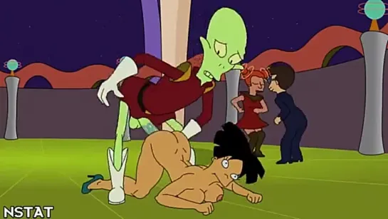 [Futurama] A festa particular de Amy e Kroker inspiraram Leela e Nibbler