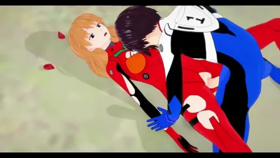 [Rebuild of Evangelion] Shinji descobriu pra quê que serve aquela abertura na roupa da Asuka