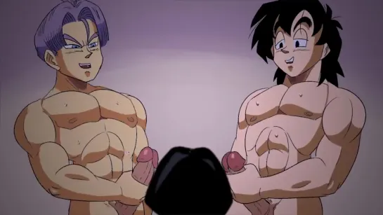 [Dragon Ball] Goten e Trunks gozando na cara da Videl