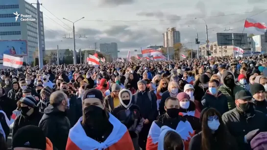 В Минске власти угрожали стрелять, но люди всё равно вышли