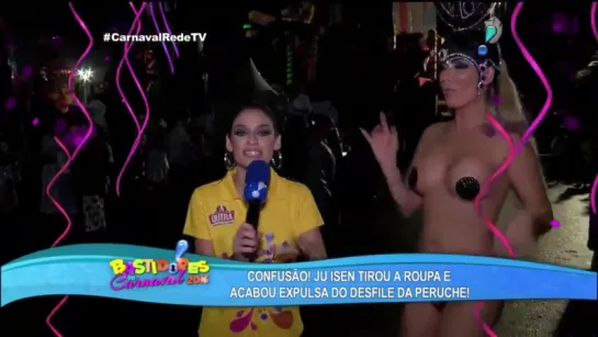 Ju Isen Deixa Repórter Colocar Tapa Sexo Antes do Desfile da Unidos do Peruche | Brazilian Girls vk.com/braziliangirls