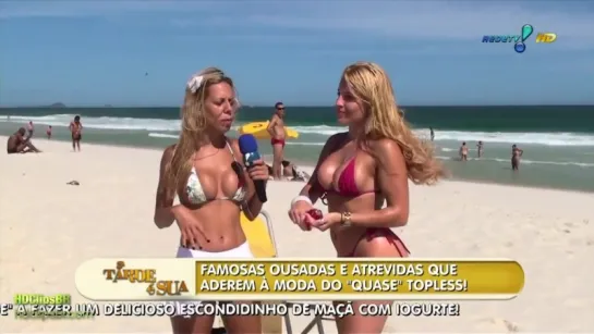 Loira da Lage e Luciana de Bobeira na praia | Brazilian Girls vk.com/braziliangirls