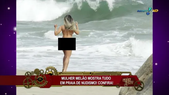 Mulher Melão mostra tudo em praia de nudismo! | Brazilian Girls vk.com/braziliangirls