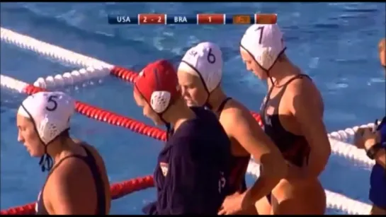 Brazil vs USA U20 waterpolo