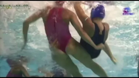 Women's Water Polo - Dirty Plays and Underwater Wedgies