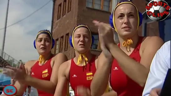 Women's Water Polo - Spain vs Russia. Highlights