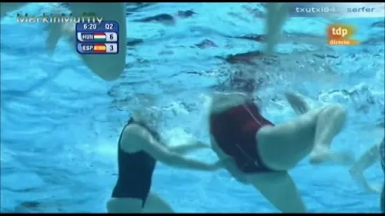 Women's Water Polo - Spain vs Hungary 2012