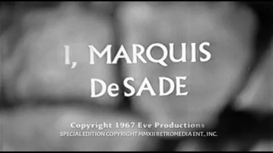 I, Marquis de Sade (1967, USA, dir. Richard Hilliard)