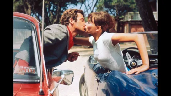 " Безумный Пьеро " 1965 / Pierrot le fou / реж. Жан-Люк Годар / драма, мелодрама, криминал