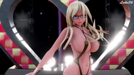 MMD SEX LILY IN HER MICRO SLING BIKINI - WIGGLE WIGGLE