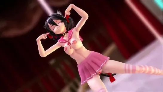 MMD PINK CAT GIRL