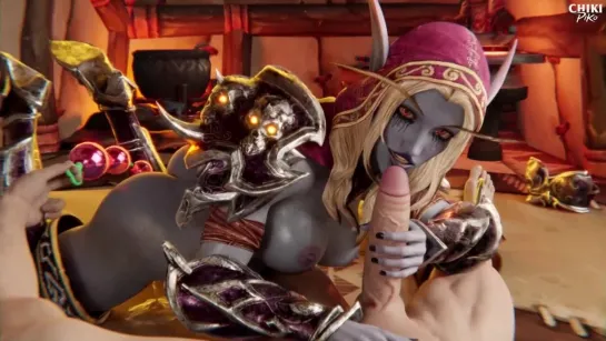 Sylvanas Windrunner Give you a Handjob ( World of Warcraft ) ( 4K ) - Pornhub.com rt.pornhub.com (index-f1-v1-a1) (via Skyl