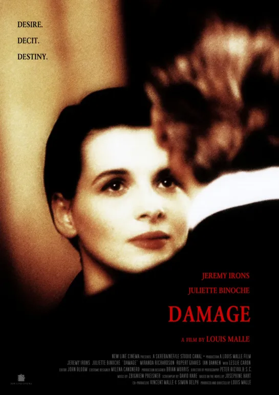 Ущерб _ Damage (1992) Великобритания, Франция