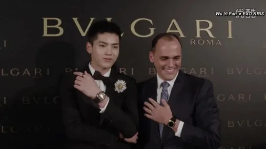 [РУСС. САБ] 160614 Kris Wu Attends Bvlgari Roma Cinecit