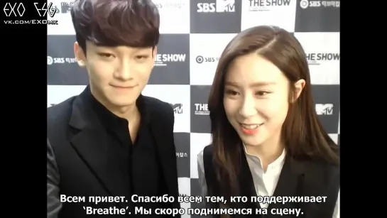 [РУСС. САБ] 140218 EXO Chen & Zhang Liyin @ Star Live Chat