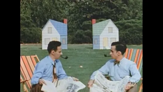 Соседи / Neighbours (1952) Норман МакЛарен / Norman McLaren