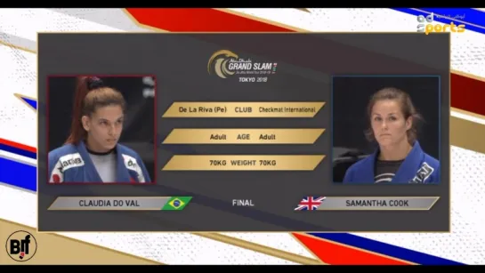 Claudia Do Val vs Samantha Cook Final #TokyoGS2018