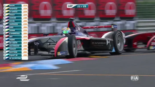 Formula E 2015-16. Этап 1 - Пекин. Гонка, английский