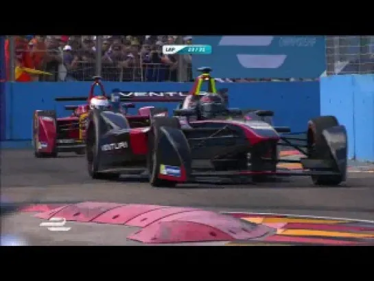 Formula E 2014-15. Этап 3 - Пунта-дель-Эсте. Гонка, английский