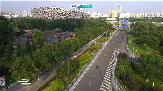 Formula E 2014-15. Этап 1 - Пекин. Гонка, русский