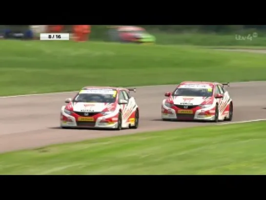 BTCC 2014. Этап 3 - Тракстон. Первая гонка