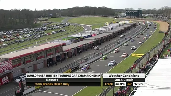 BTCC 2014. Этап 1 - Брэндс-Хэтч. Первая гонка