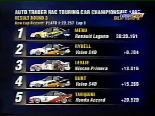 BTCC 1997. Этап 2 - Сильверстоун. Первая гонка