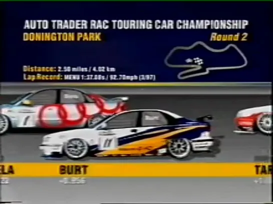 BTCC 1997. Этап 1 - Донингтон. Вторая гонка