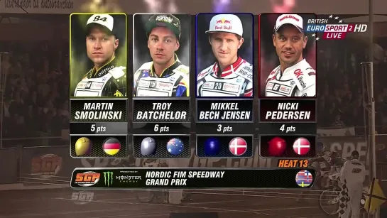 SpeedwayGP 2014. Этап 10 - Гран-При Северной Европы, часть 1