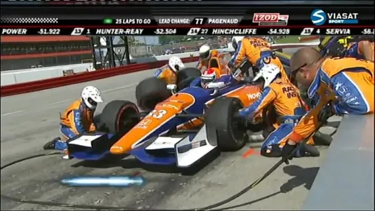 IndyCar 2013. Этап 14 - Мид-Огайо, часть 2