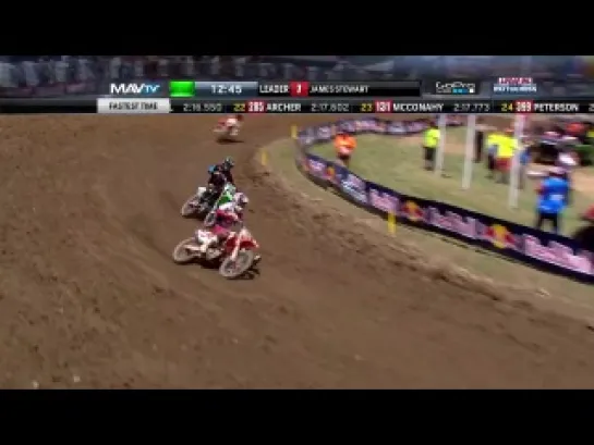 AMA Motocross 2014. Этап 4 - Хай Пойнт. Первая гонка 450