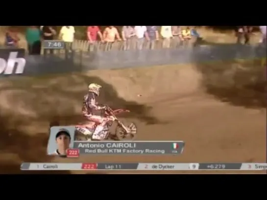 MX1 2012. Этап 14 - Гран-При Бенилюкса. Вторая гонка