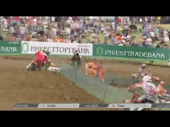 MX2 2012. Этап 13 - Гран-При Великобритании. Первая гонка