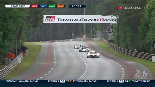 WEC 2018-19. Этап 8 - 24 часа Ле-Мана. Часть 12