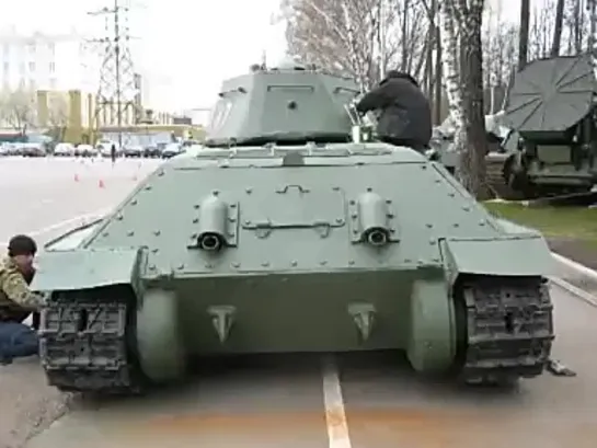 Восстановление танка Т-34-76 "Отважный", попавшего под авиаудар. (Назад в будущее СССР 2.0)