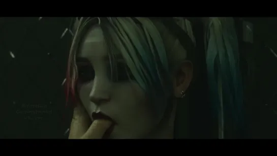 Harley Quinn vs Leon Kennedy p3 DC Resident Evil Rash Nemain licking thighjob handjob  cunnilingus 3D animation porn