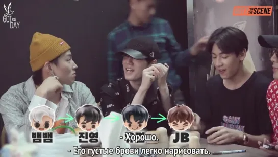 GOT7: On the Scene, 15 эпизод - GOT7 рисуют GOT7 (русс. саб)