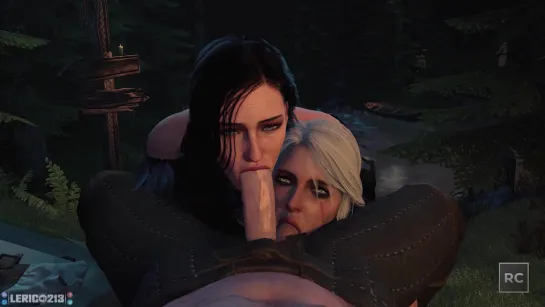 vk.com/xndevinegifvideo Blender Ciri Geralt Rescraft Sound The_Witcher The_Witcher_ 3A_Wild_Hunt Yennefer lerico213