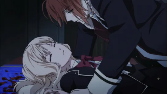 [MiraiDuB] Дьявольские возлюбленные / Diabolik Lovers - 4 серия (MVO)