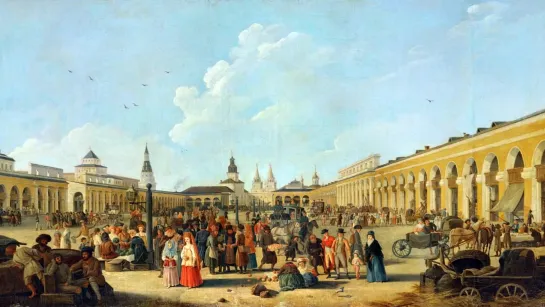 Жерар Делабарт (1730-1810) «Вид Красной площади в Москве»