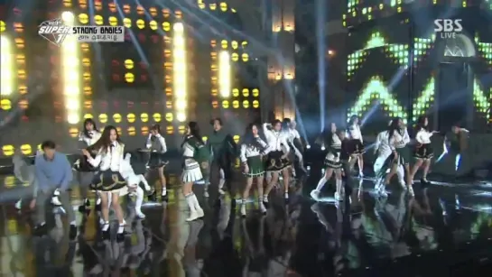 [141221] Lovelyz(GOT7, Red Velvet, WINNER) - Moves Like Jagger @ SBS Gayo Daejun